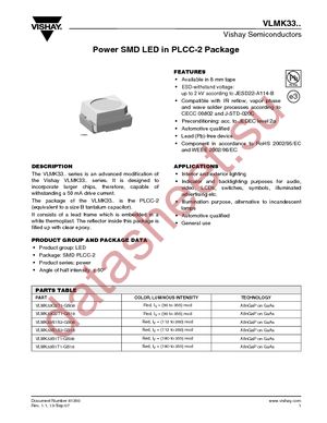 VLMK33S1T1-GS08 datasheet  